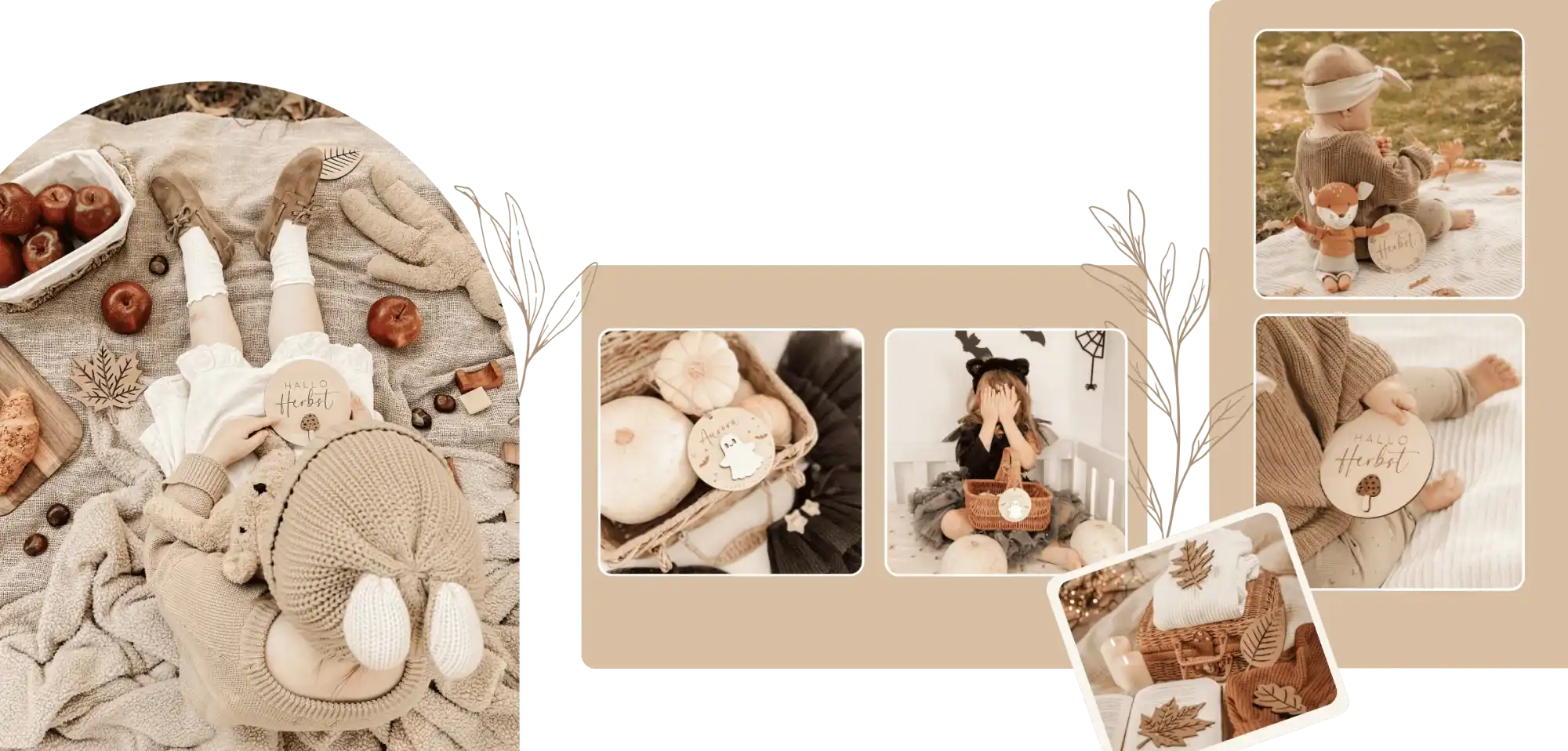 Beigefarbener gestrickter Bunny-Plüschspielzeug mit braunen Akzenten und einer gemütlichen Decke.