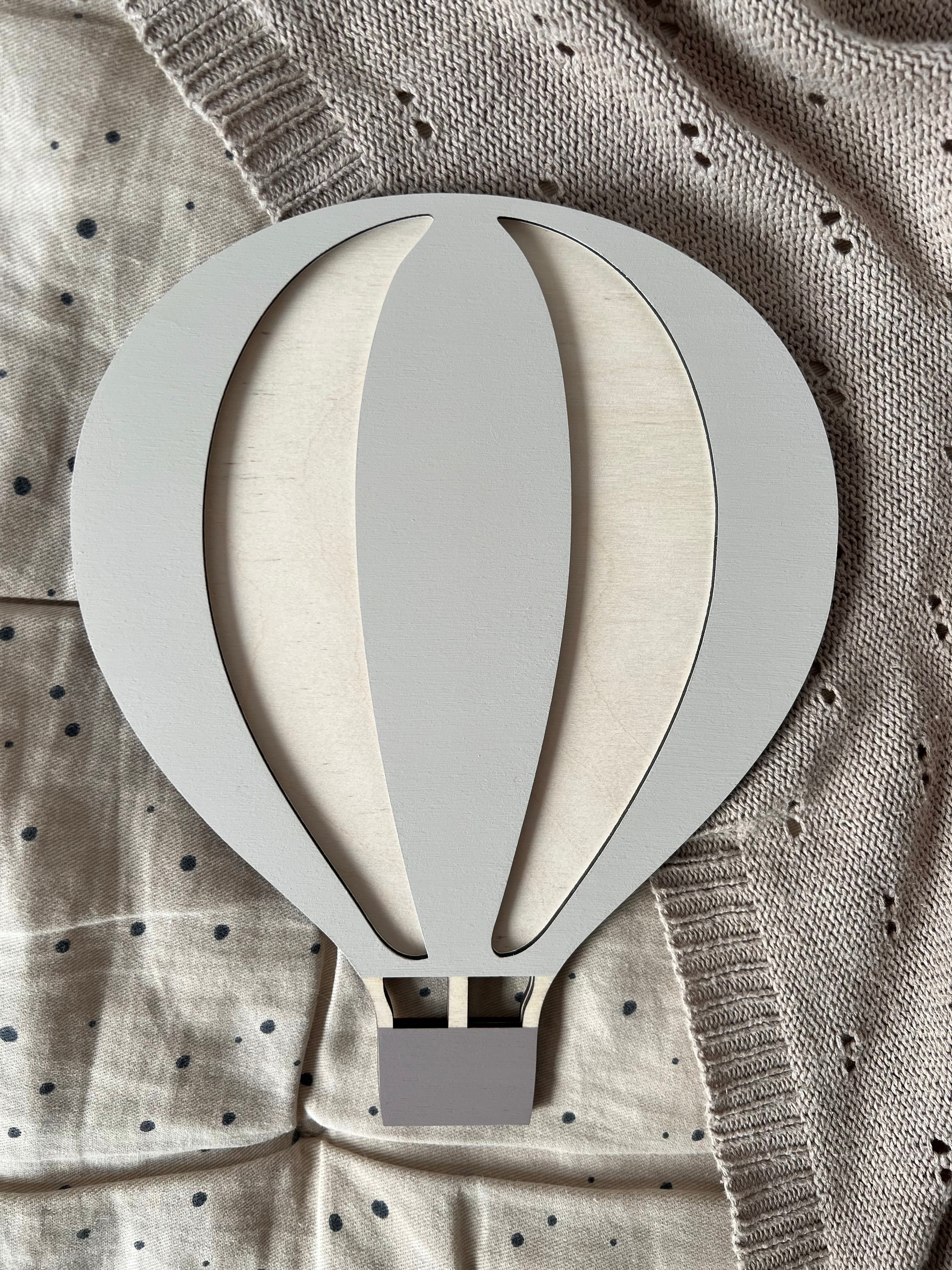Heißluftballon - Beige, Birke - BohoWildflowerVibes