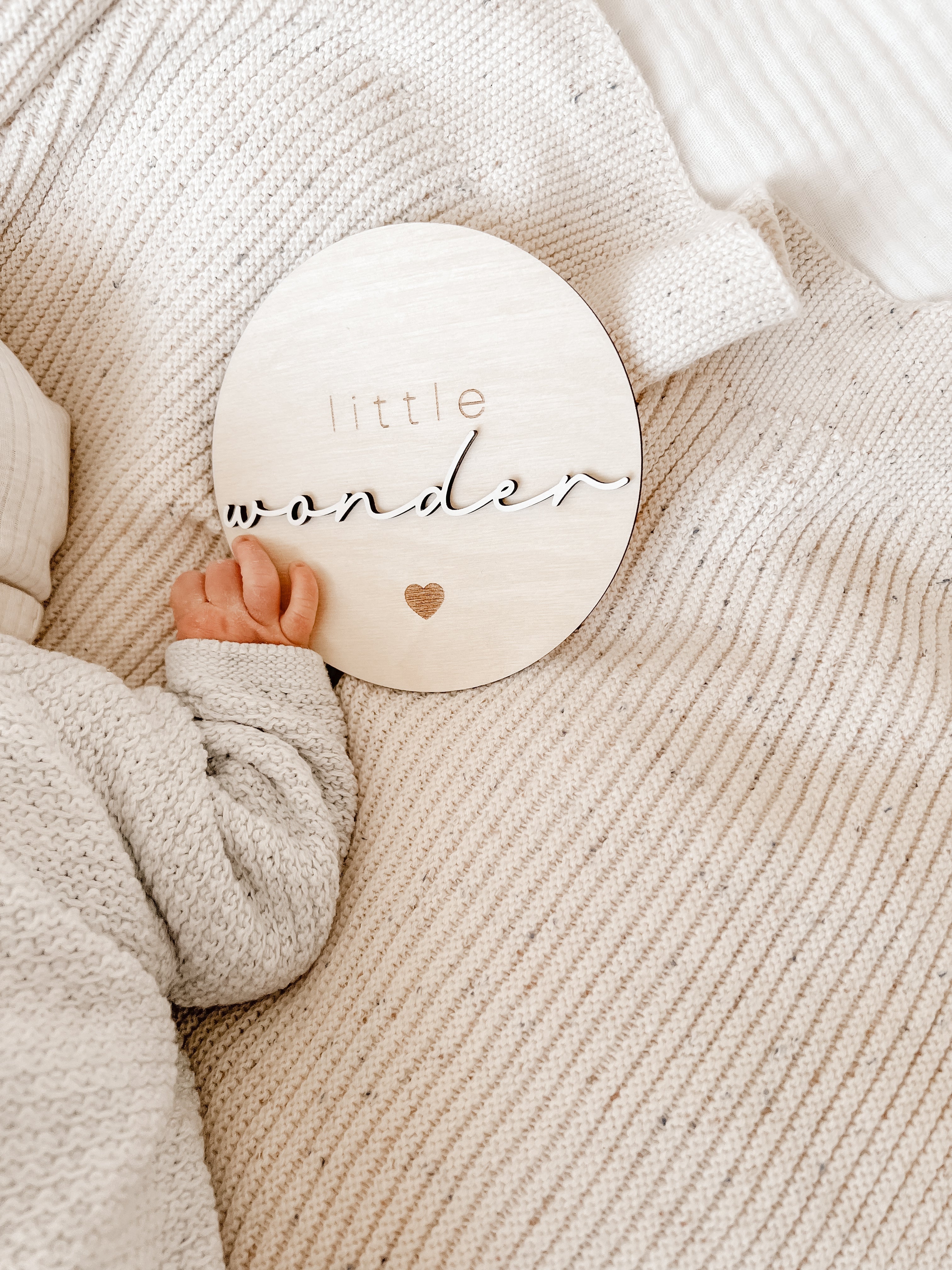 Meilensteinkarte - little wonder - BohoWildflowerVibes