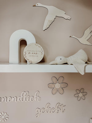 Meilensteinkarte - love you to the moon and back - BohoWildflowerVibes