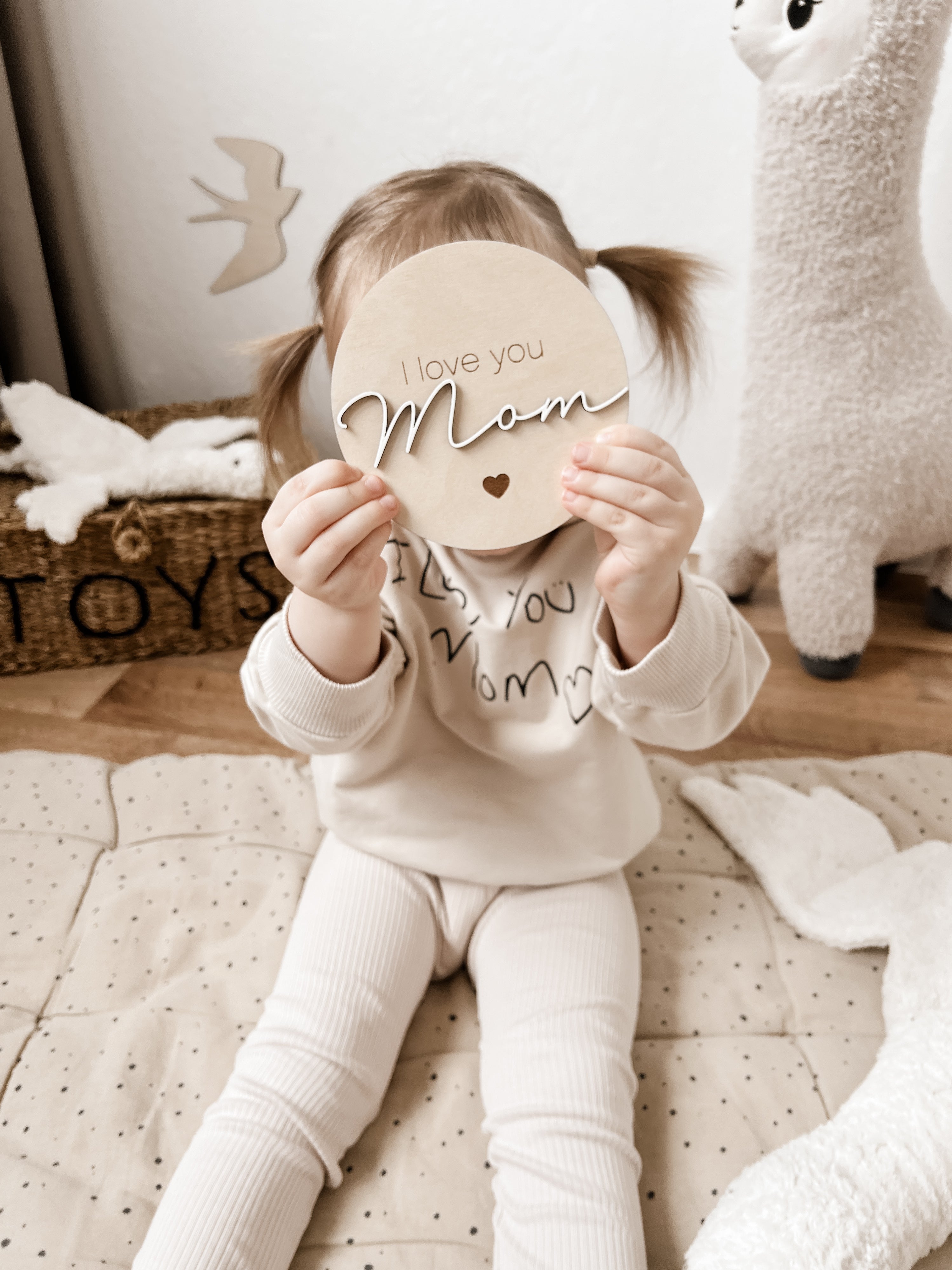 Meilensteinkarte - I love you Mom