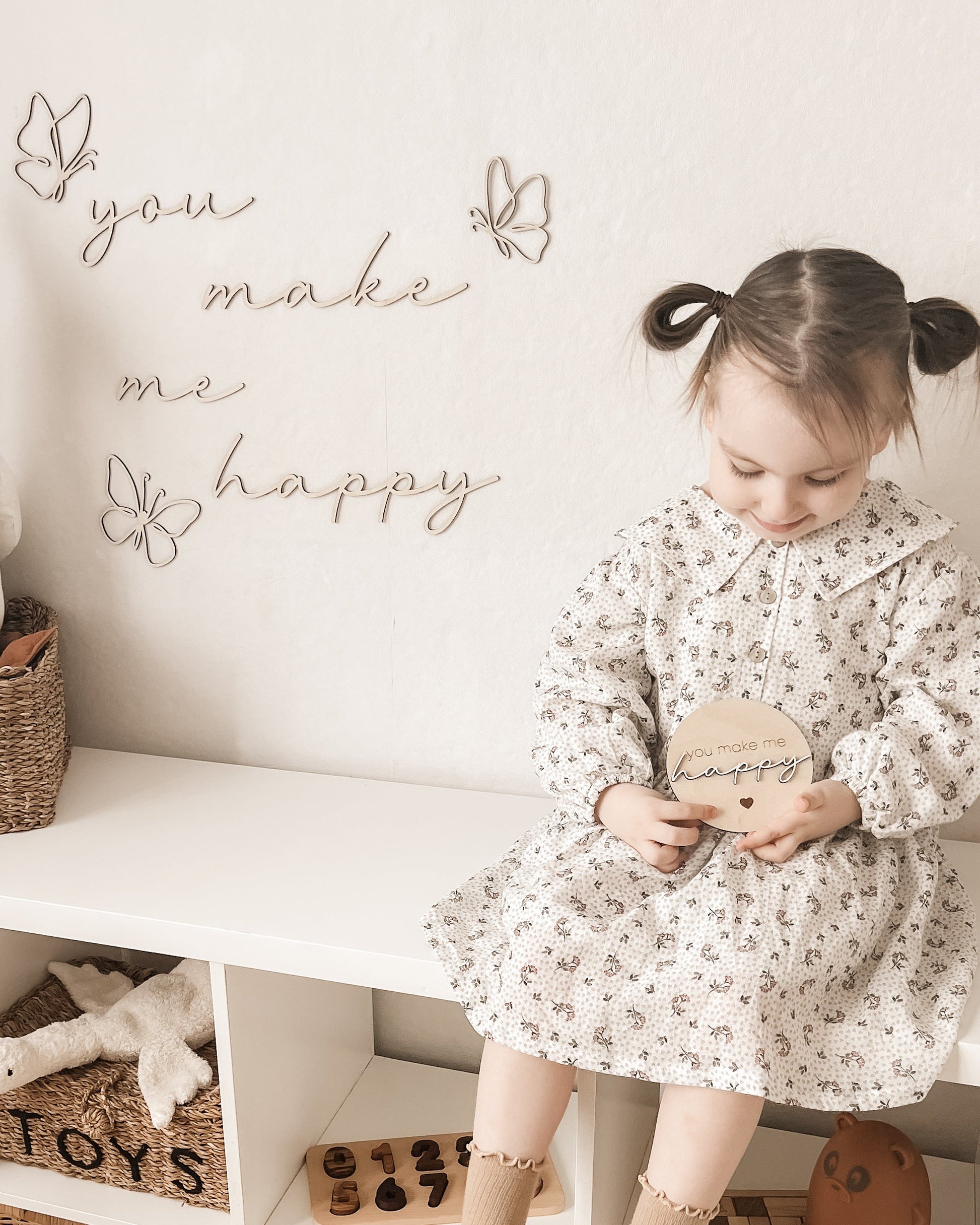 Meilensteinkarte - you make me happy