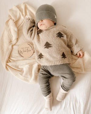 Mein erster Winter - Holztafel Meilensteinkarte Holzschild