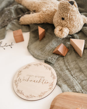 Mein Erstes Weihnachten Holztafel
