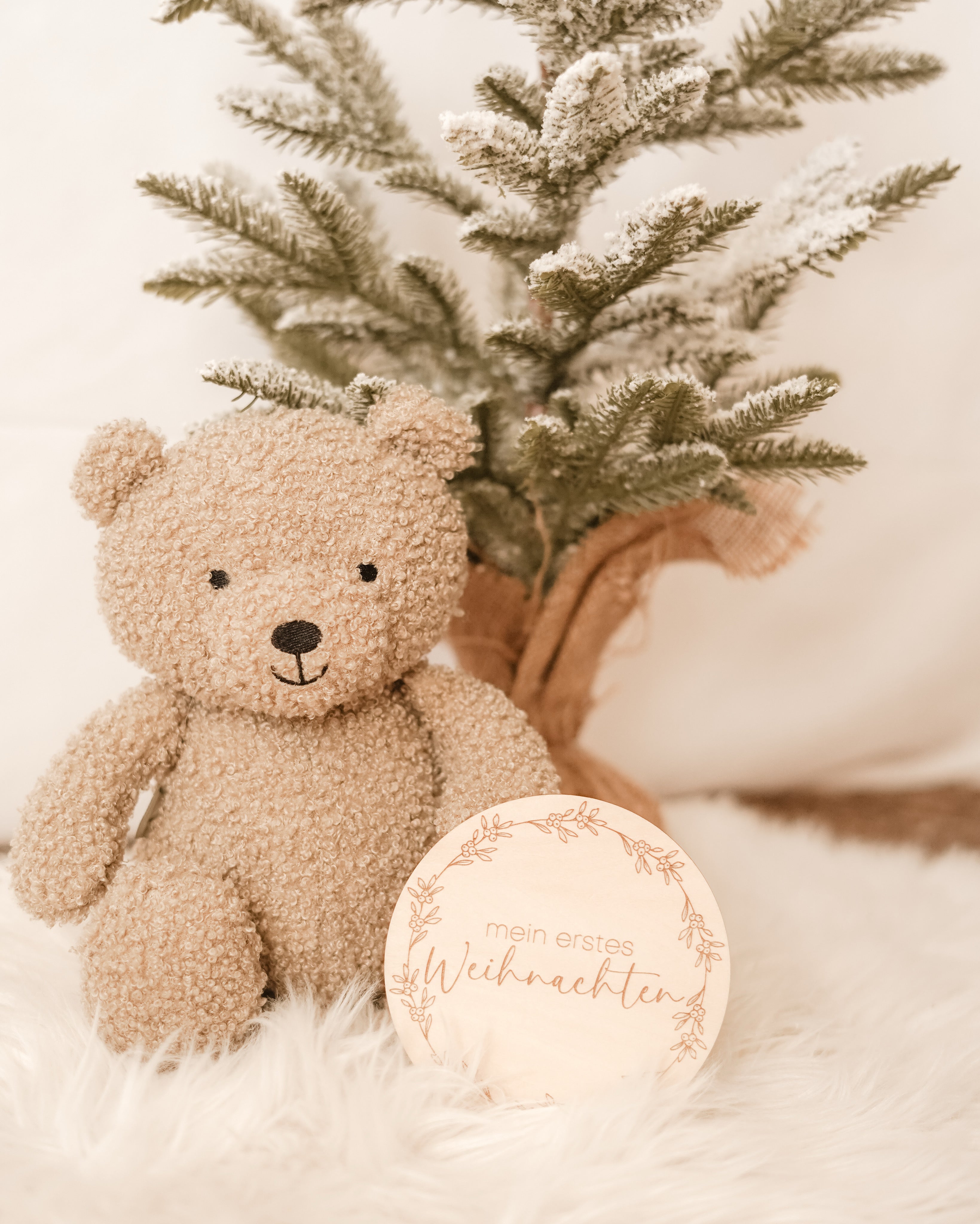 Mein Erstes Weihnachten Holztafel