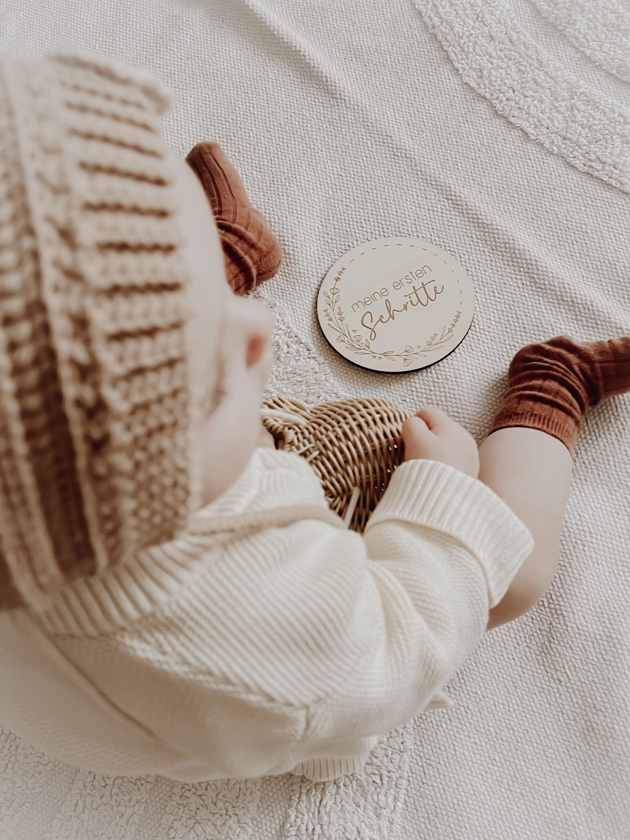 Meilensteinkarte - meine ersten Schritte - BohoWildflowerVibes