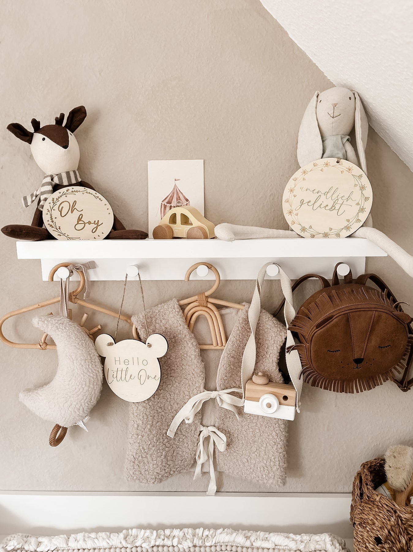 Oh Boy Meilensteintafel aus Holz