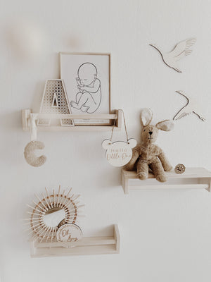 Oh Boy Meilensteintafel aus Holz