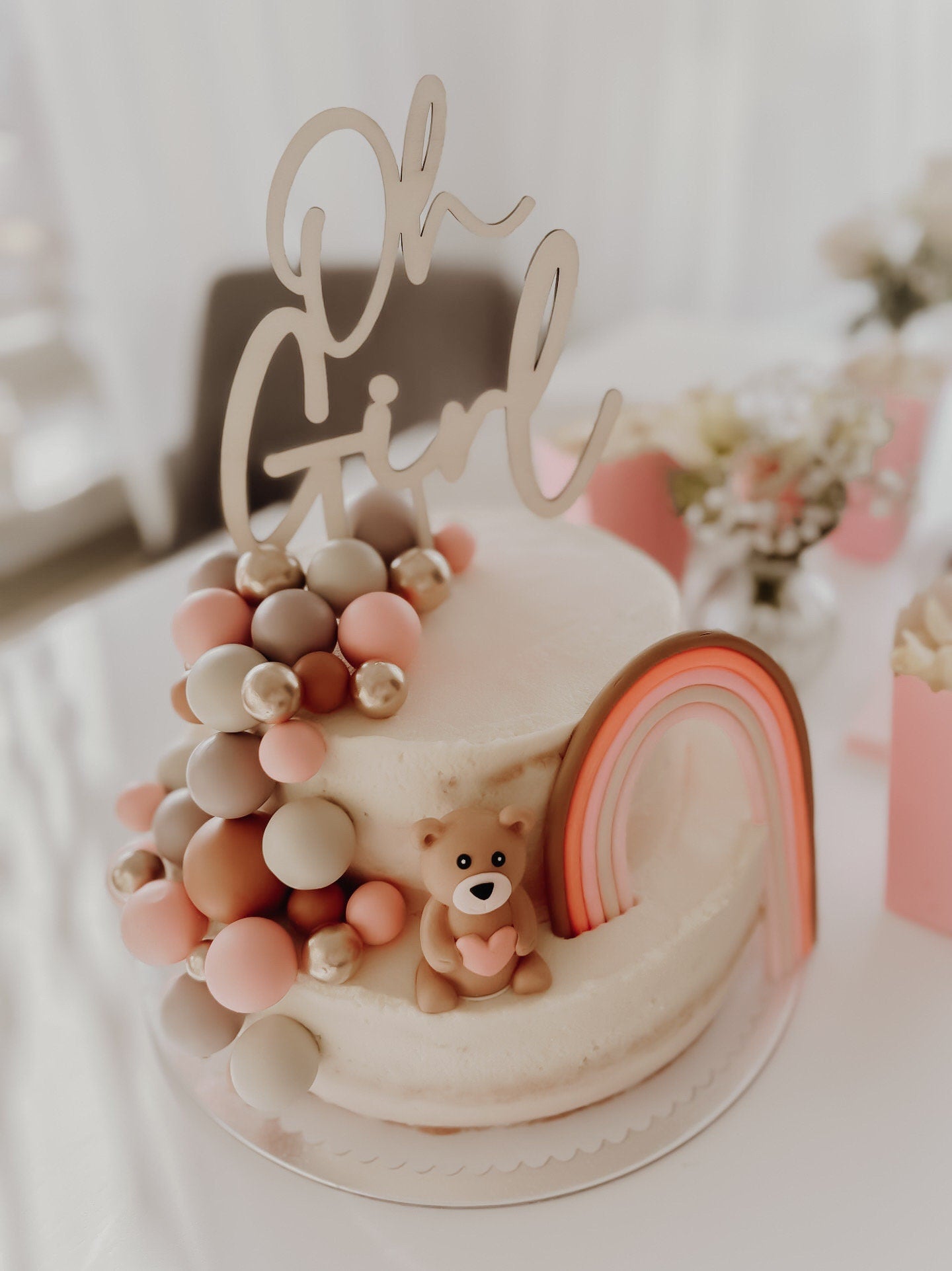 Caketopper - Oh Girl - BohoWildflowerVibes