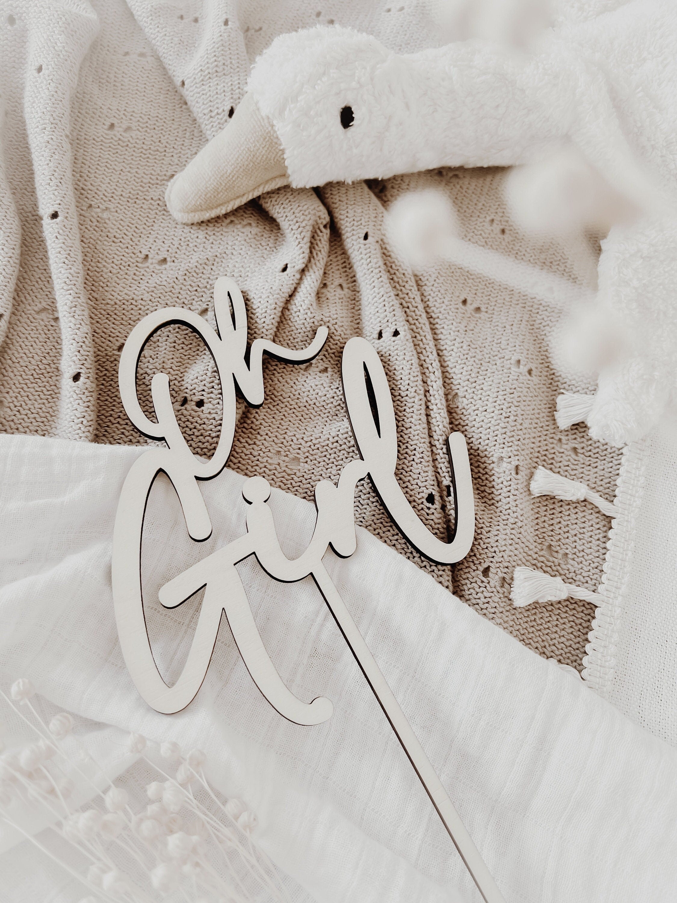 Caketopper - Oh Girl - BohoWildflowerVibes