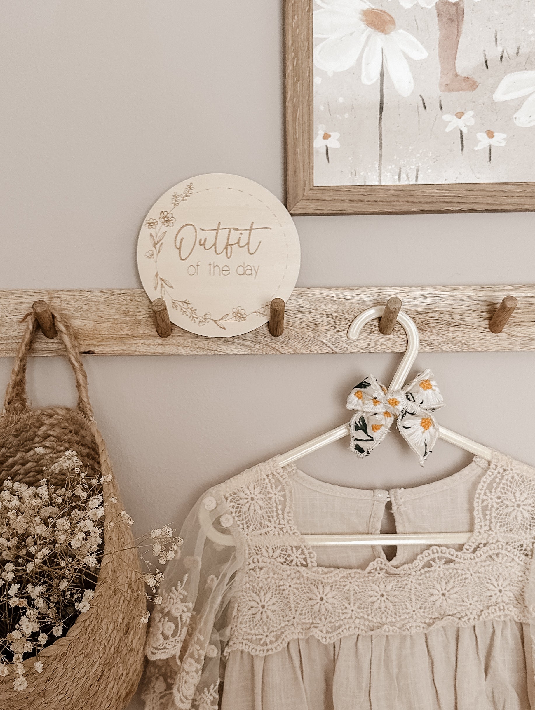 Outfit of the day - Meilensteintafel Meilensteinkarte Holztafel Holzschild