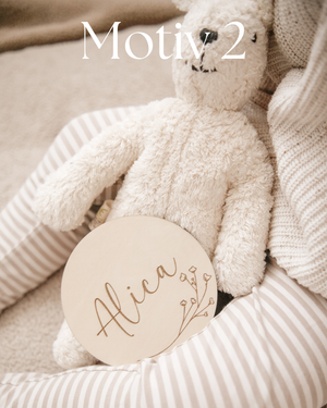 Personalisierte Holztafel mit Namen - fürs Kinderzimmer