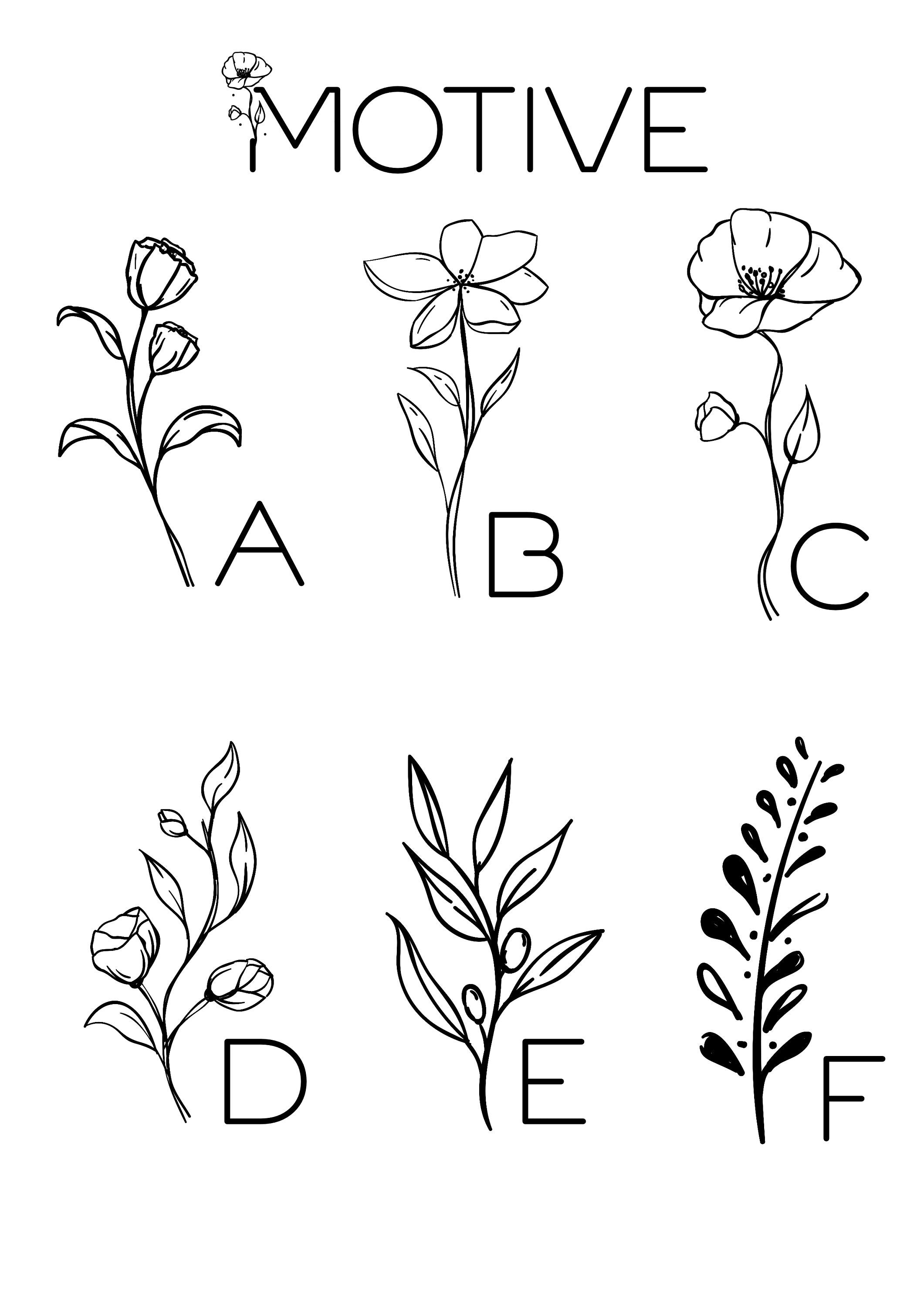 Personalisierte Wimpelkette mit Wunschmotiven - BohoWildflowerVibes