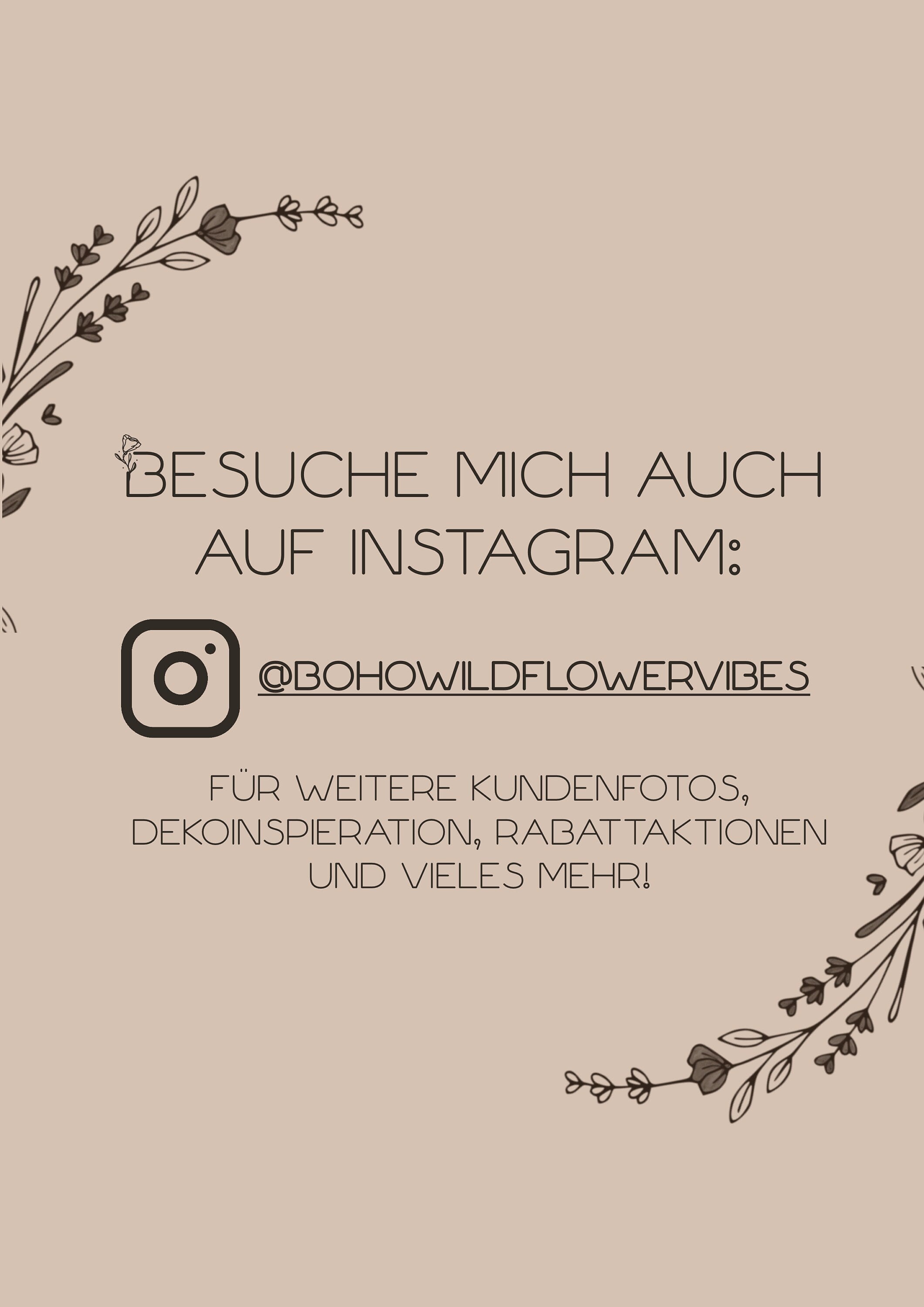 Personalisierte Wimpelkette mit Wunschmotiven - BohoWildflowerVibes