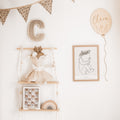 Personalisierter Ballon aus Holz