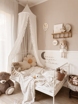 Personalisierter Ballon aus Holz mit Initialen und Namen in verschiedenen Variationen - BohoWildflowerVibes