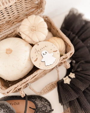 Personalisierter Halloween Anhänger - Geist