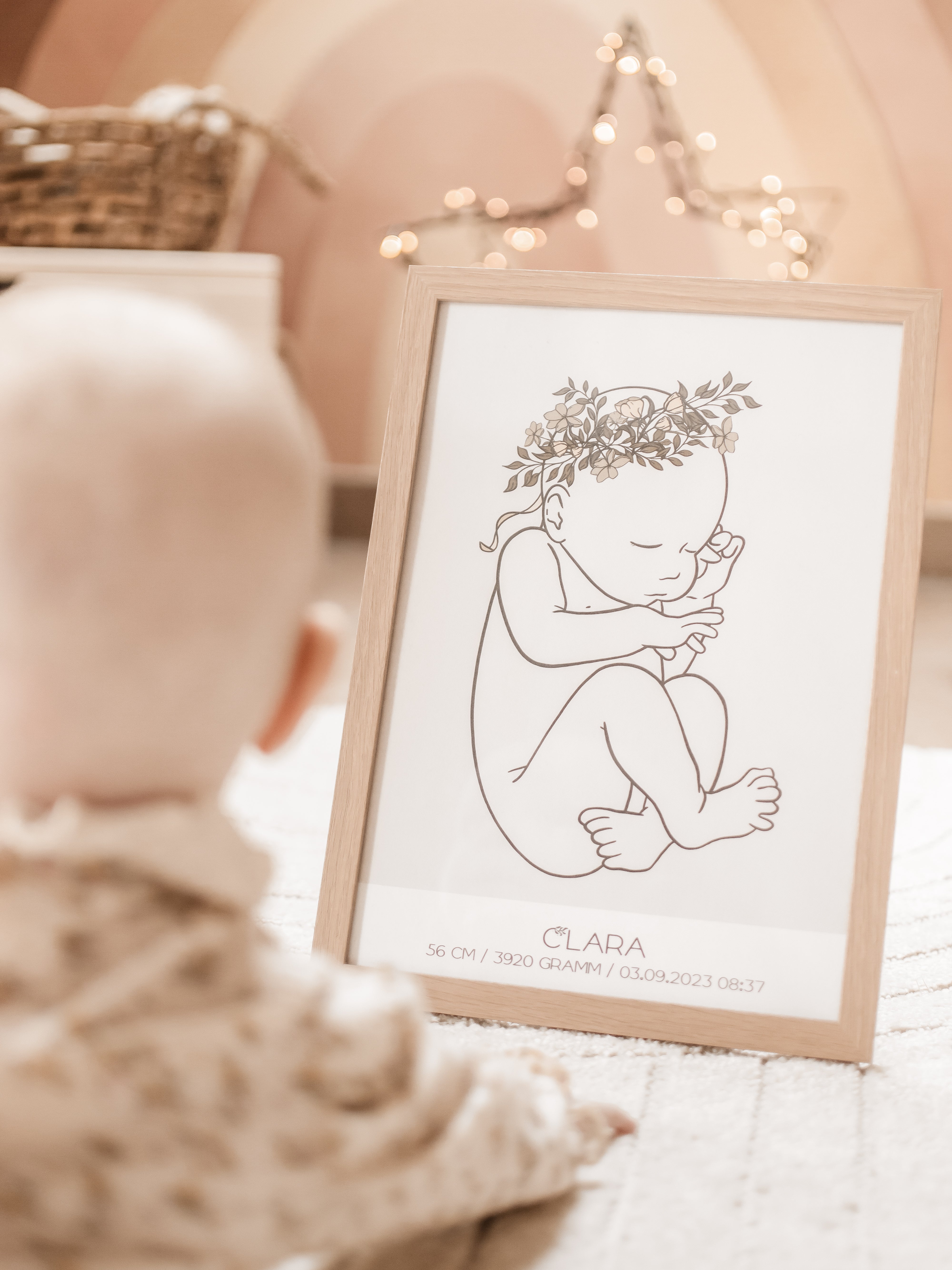 Personalisiertes Geburtsposter - Digitaler Download