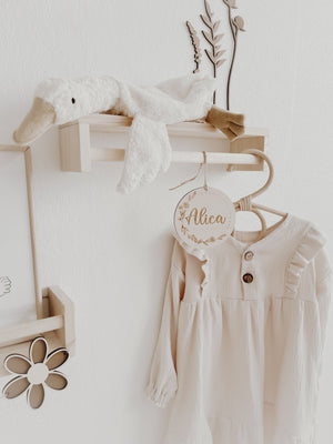 Personalisiertes Holzschild mit Namen - BohoWildflowerVibes