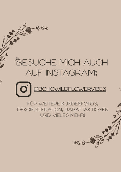 Polaroid Rahmen, Fotorahmen aus Holz - Herz weiß - BohoWildflowerVibes