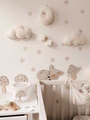 Reh aus Holz - Beige, Birke - BohoWildflowerVibes
