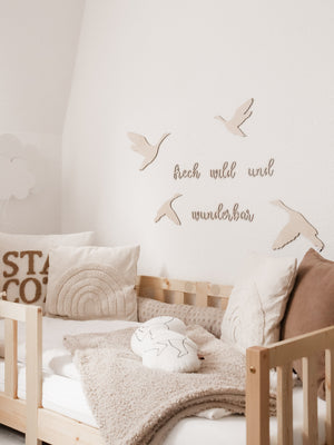 Schriftzug - frech wild und wunderbar - BohoWildflowerVibes