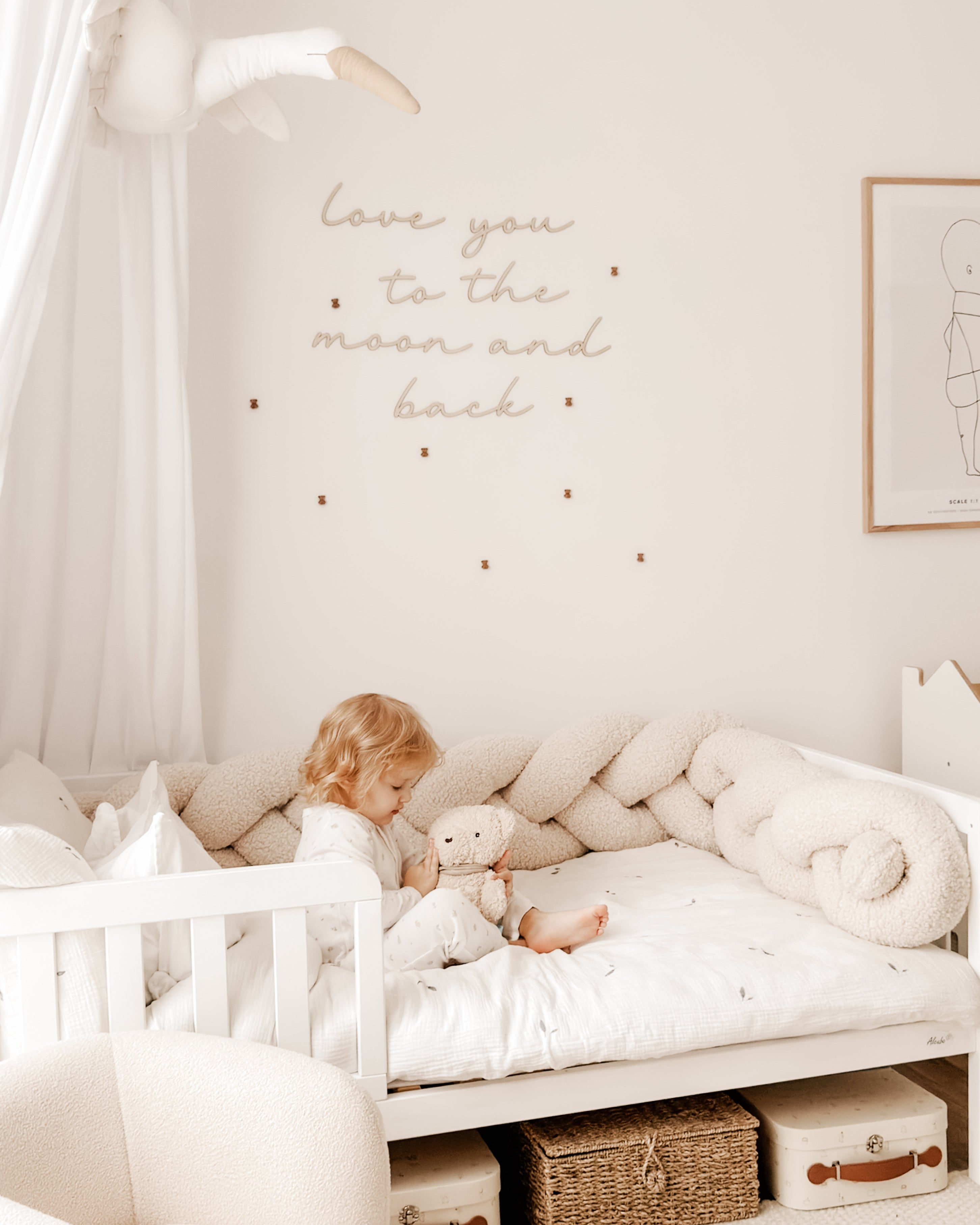 Schriftzug - love you to the moon and back