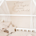 Schriftzug - sleep tight moon child - BohoWildflowerVibes