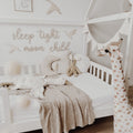 Schriftzug- sleep tight moon child - BohoWildflowerVibes