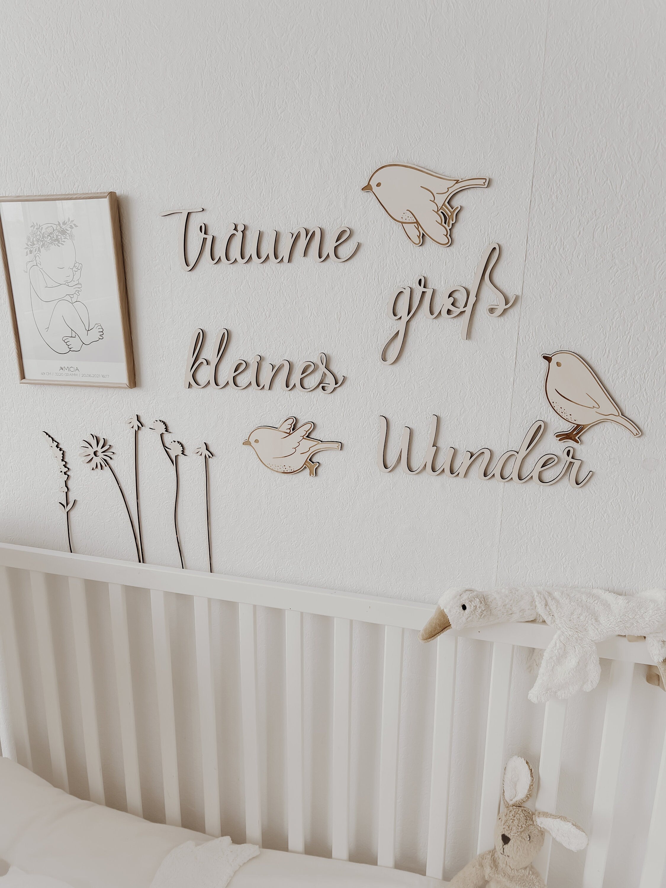 Schriftzug- Träume groß kleines Wunder - BohoWildflowerVibes