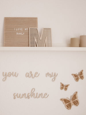 Schriftzug- you are my sunshine - BohoWildflowerVibes