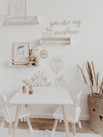 Schriftzug- you are my sunshine - BohoWildflowerVibes