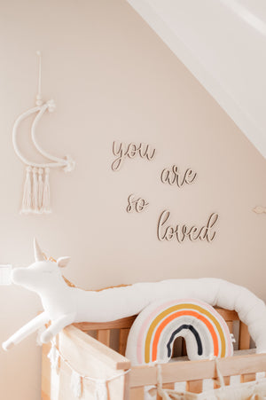 Schriftzug - you are so loved - BohoWildflowerVibes