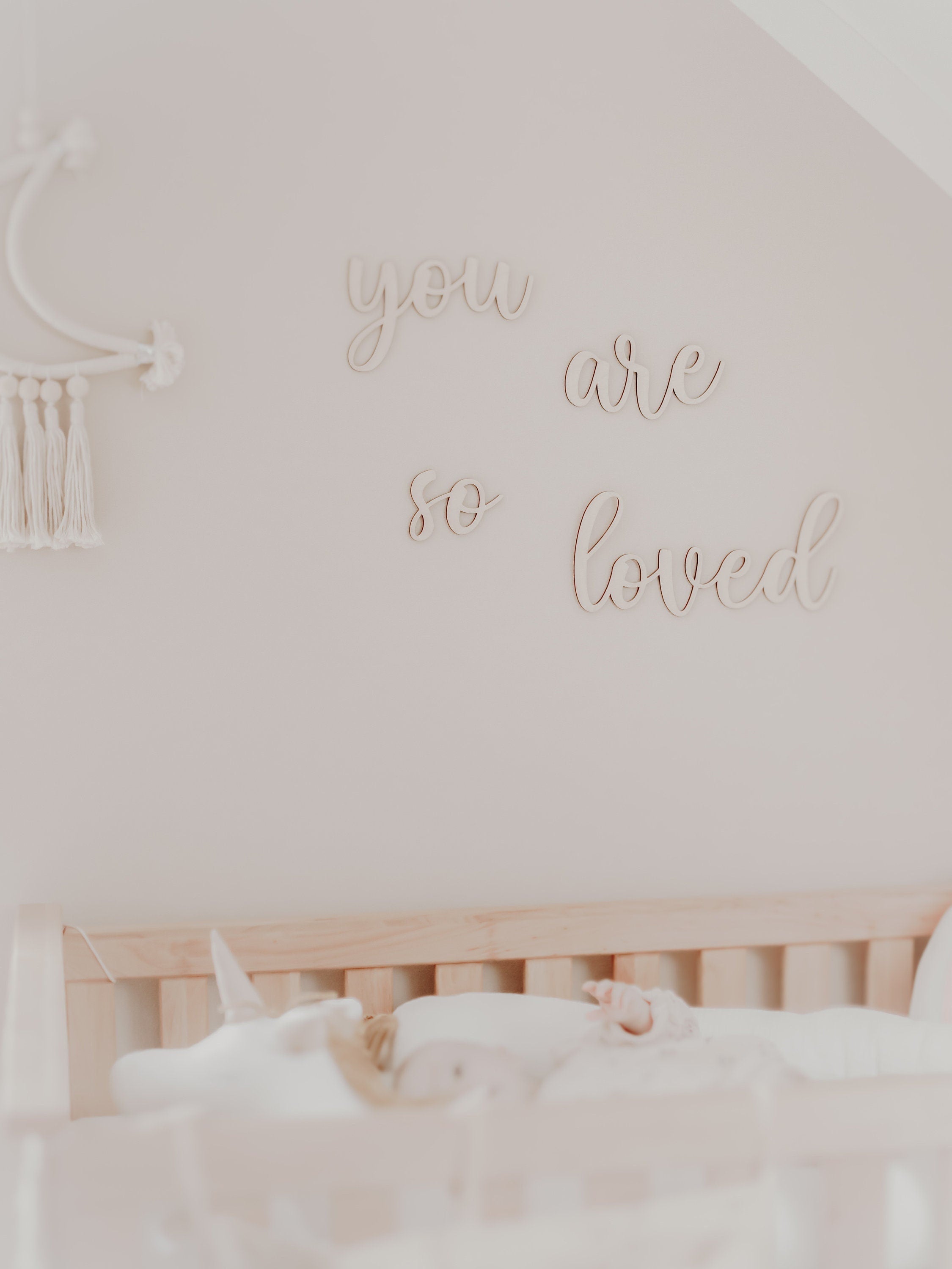 Schriftzug - you are so loved - BohoWildflowerVibes