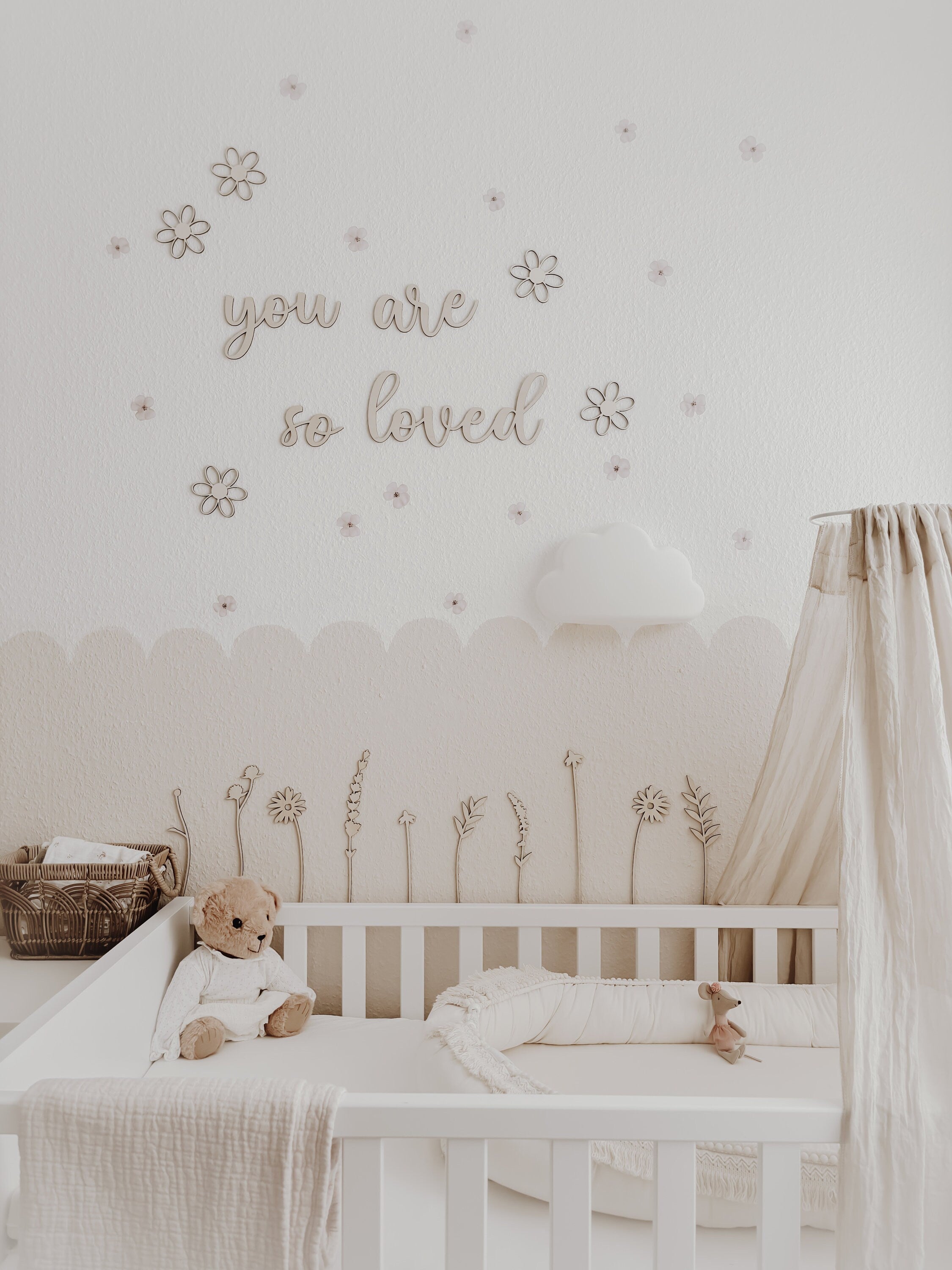 Schriftzug - you are so loved - BohoWildflowerVibes