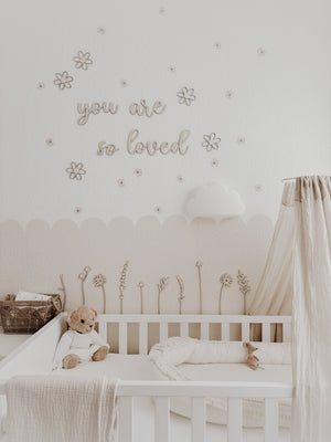 Schriftzug - you are so loved - BohoWildflowerVibes