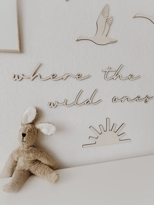 Sonne aus Holz - BohoWildflowerVibes