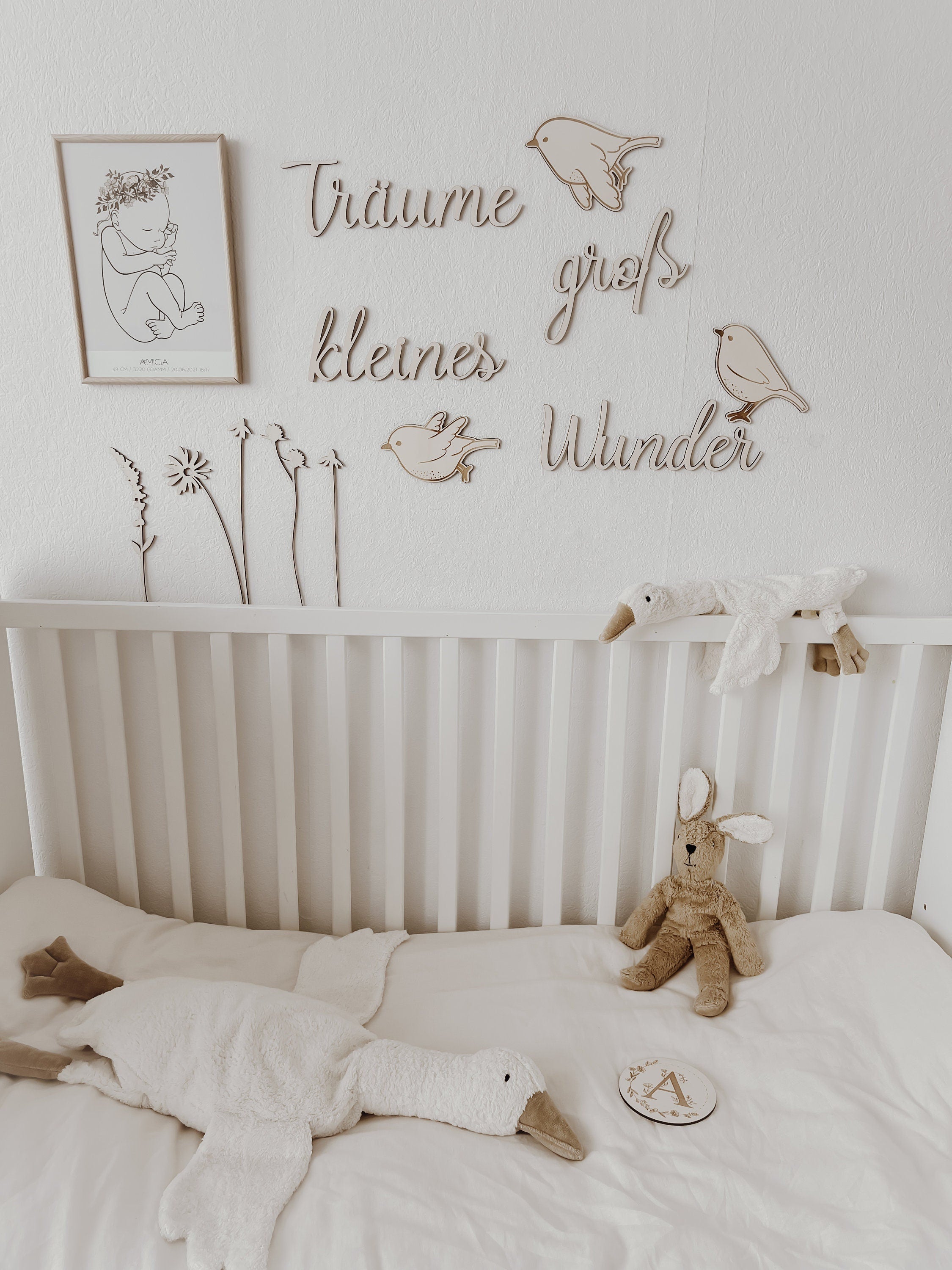 Schriftzug- Träume groß kleines Wunder - BohoWildflowerVibes