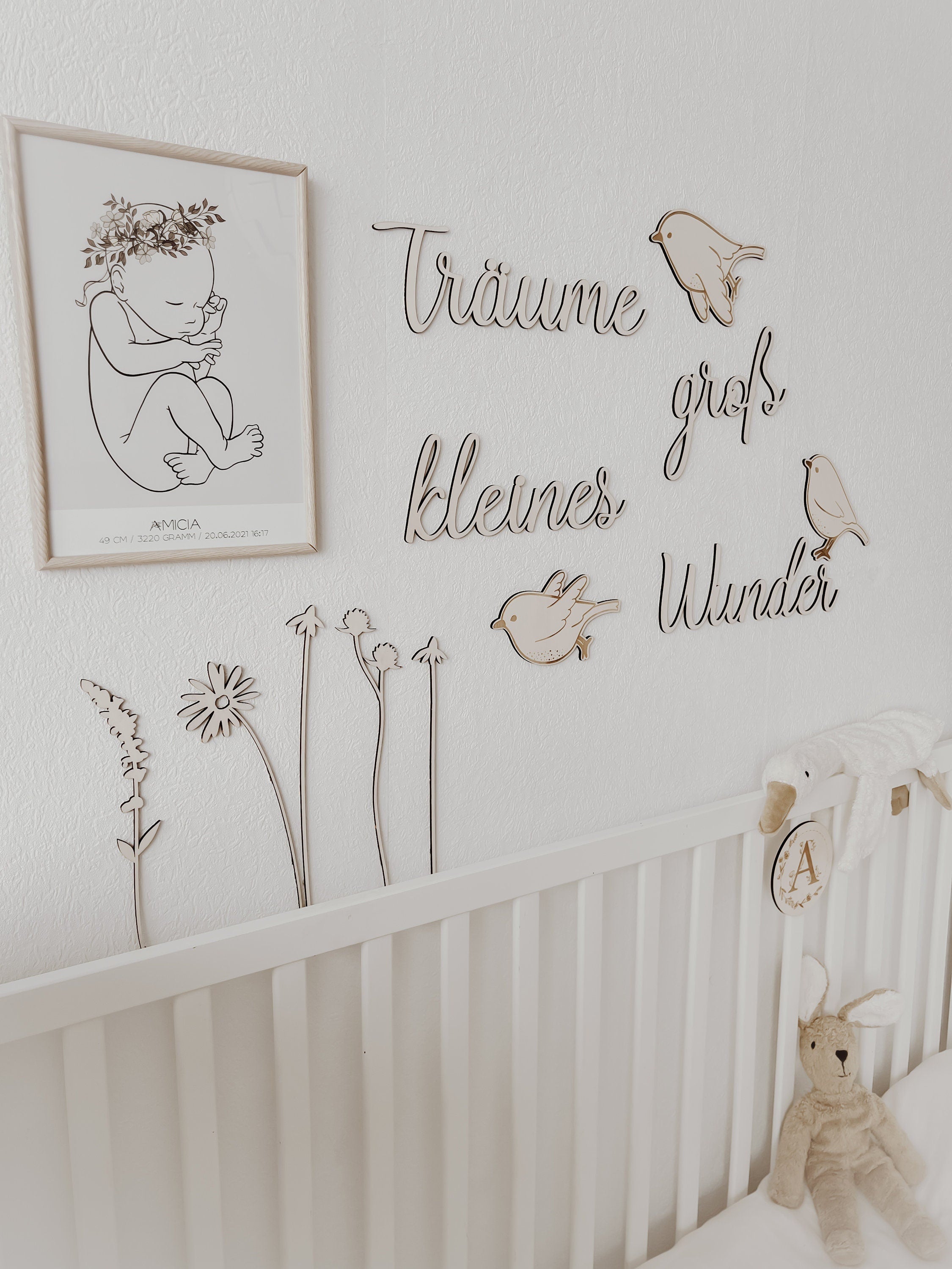 Schriftzug- Träume groß kleines Wunder - BohoWildflowerVibes