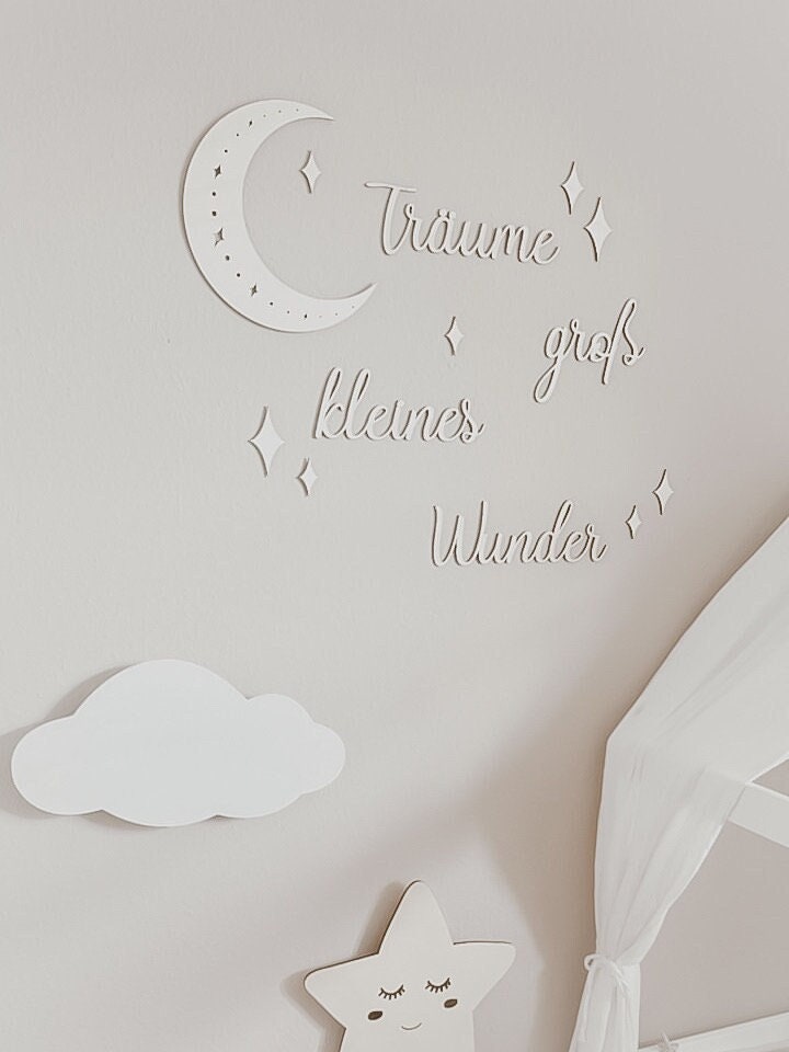 Schriftzug- Träume groß kleines Wunder - BohoWildflowerVibes