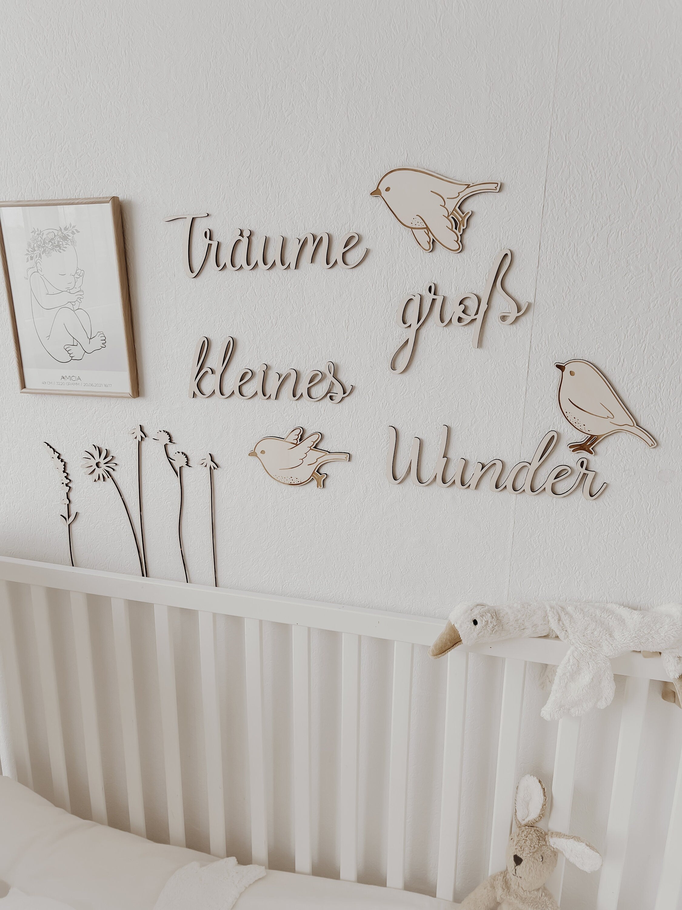 Schriftzug- Träume groß kleines Wunder - BohoWildflowerVibes