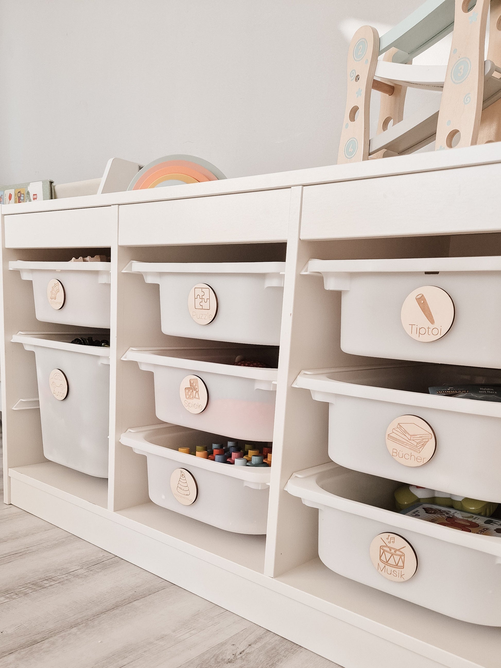 Trofast Schilder aus Holz 12er - BohoWildflowerVibes