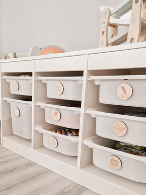 Trofast Schilder aus Holz 12er - BohoWildflowerVibes