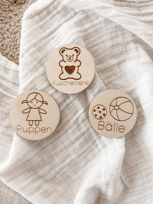 Trofast Schilder aus Holz 12er - BohoWildflowerVibes