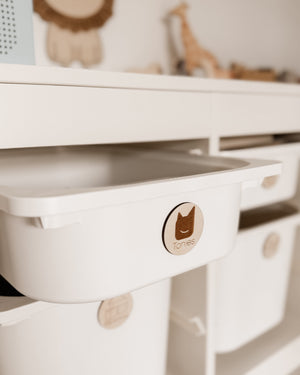 Trofast Schilder aus Holz 12er