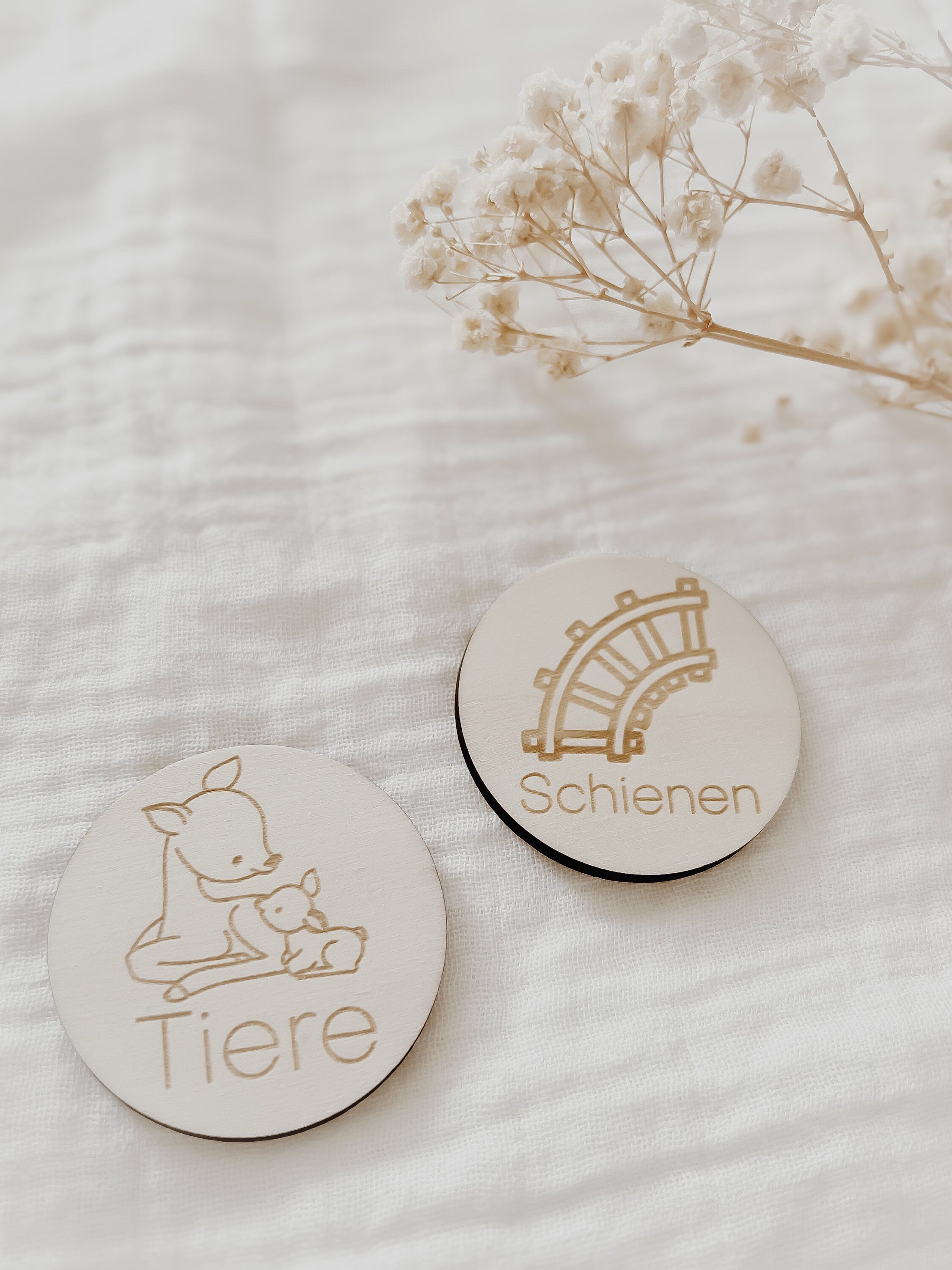 Trofast Schilder aus Holz 12er - BohoWildflowerVibes