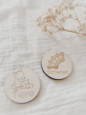 Trofast Schilder aus Holz 12er - BohoWildflowerVibes