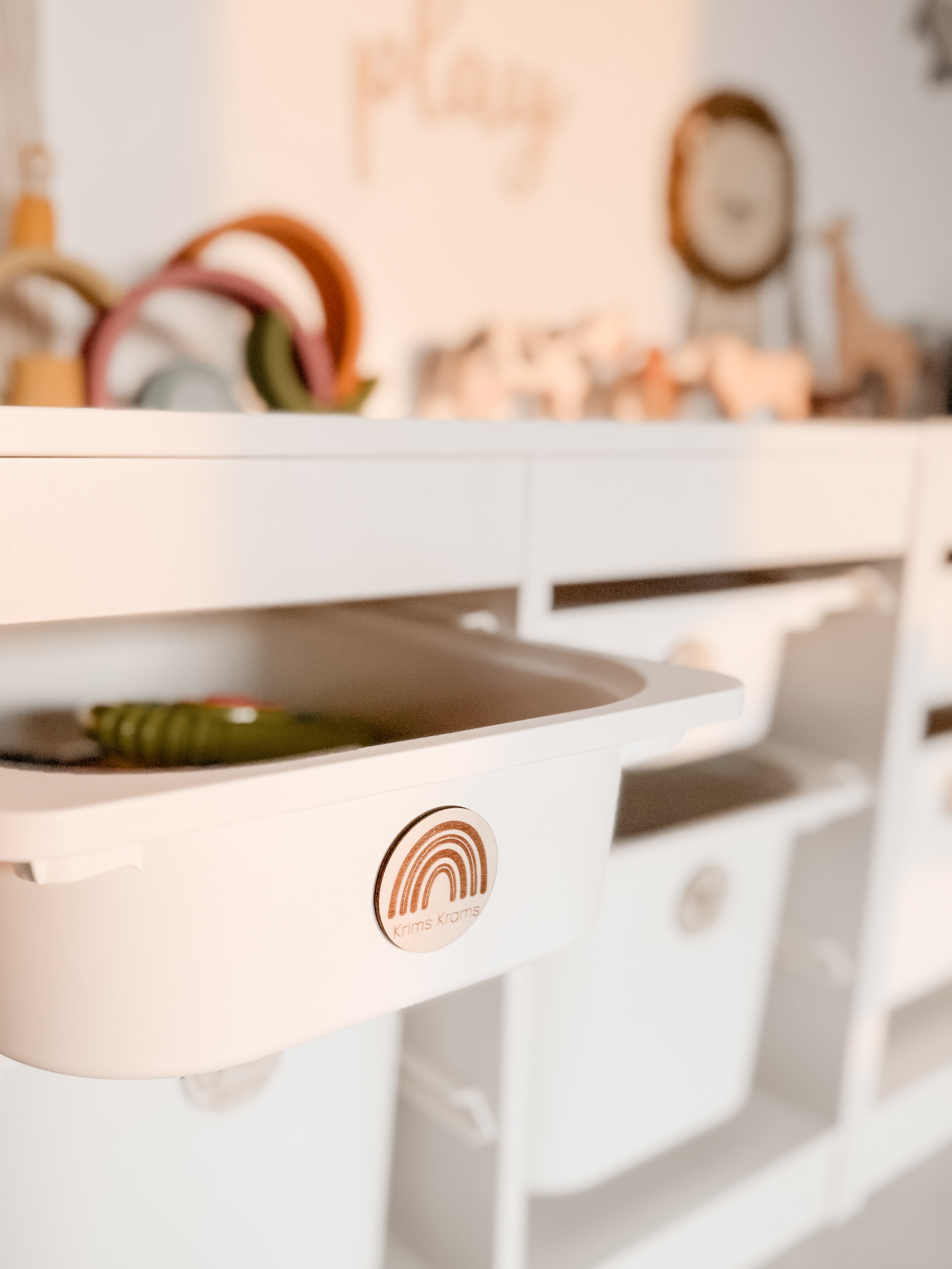 Trofast Schilder aus Holz 12er