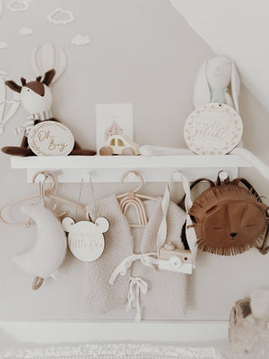 Holztafel - Unendlich geliebt - BohoWildflowerVibes