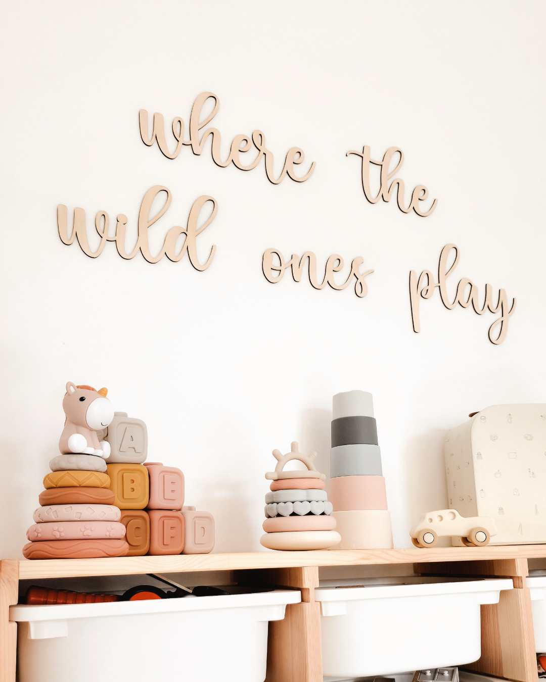 Schriftzug - where the wild ones play